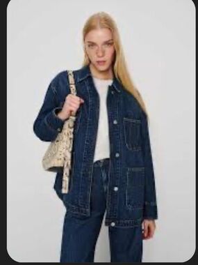 bill blass Dark Blue Denim Jacket